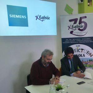 Siemens certifica al Centro Educativo EGIBIDE en tecnología SINUMERIK