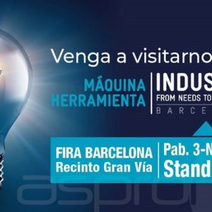 Aspromec y sus patrocinadores, presentes en la Máquina-Herramienta Industry