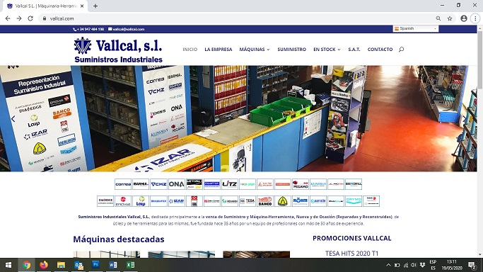 VALLCAL S.L renueva su web para presentar todo su potencial a sus clientes