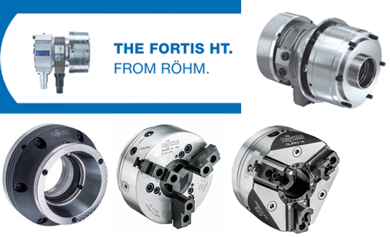 RÖHM presenta sus nuevos cilindros hidráulicos con paso de barra FORTIS-HT
