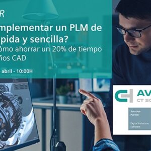 AVK_Banner_Webinar_Plantilla Webinar: ¿Cómo implementar un PLM de forma rápida y sencilla? Descubra cómo ahorrar un 20% de tiempo en sus diseños CAD