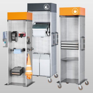 Nuevo sistema modular de mobiliario industrial GARANT UNI Line vela por el orden en su taller o sala de producción