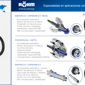Mandriles expansibles o platos pinzas para mecanizado de RÖHM