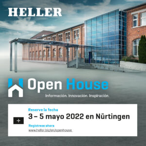 SoMe-Post_1080x1080_es Del 3 al 5 de mayo, Heller celebra su «Open House 2022» en su sede de Nürtinger