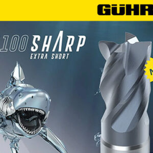 Descubre la nueva fresa de Gühring RF 100 Sharp Extra Short