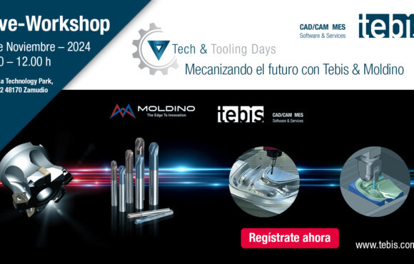 TEBIS y Moldino lanzan los Tech & Tooling Days:  Innovación en mecanizado de precisión y gestión de herramientas