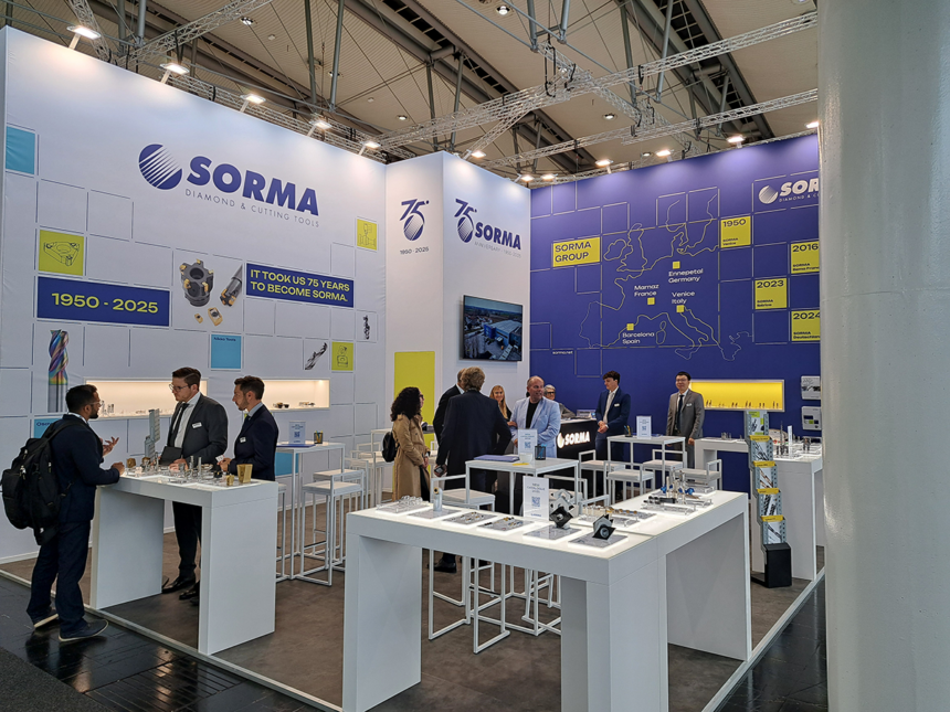 Sorma celebró su 75.º aniversario en EMO Hannover presentando su nuevo catálogo
