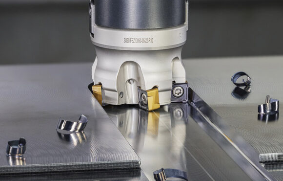 ISCAR38573 Nuevas Fresas ISCAR NEODO S890 con Plaquitas Cuadradas con 8 Filos de Corte para una Máxima Productividad