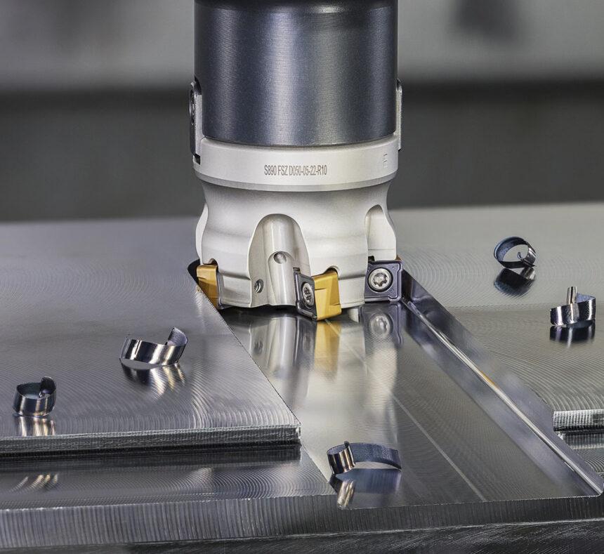 ISCAR38573 Nuevas Fresas ISCAR NEODO S890 con Plaquitas Cuadradas con 8 Filos de Corte para una Máxima Productividad