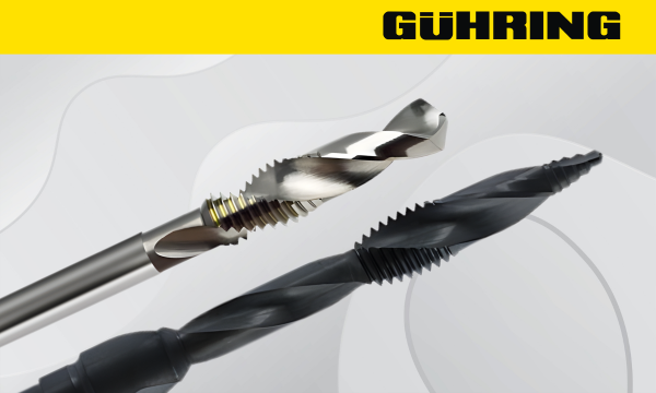 guhring GUHRING presenta las ventajas de los machos de roscar combinados para mecanizado eficiente