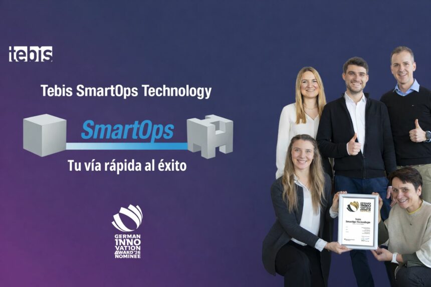 Tebis SmartOps, nominada al German Innovation Award 2026 por su apuesta por la automatización CAD/CA
