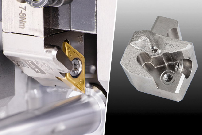 ISCAR682926483 ISCAR NEOSWISS: Sistema Modular de Cambio Rápido con Integración de Fabricación Aditiva para Tornos de Decoletaje